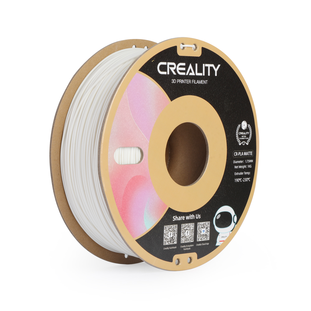 MATTE WHITE PLA FILAMENT (1.75MM, 1KG)