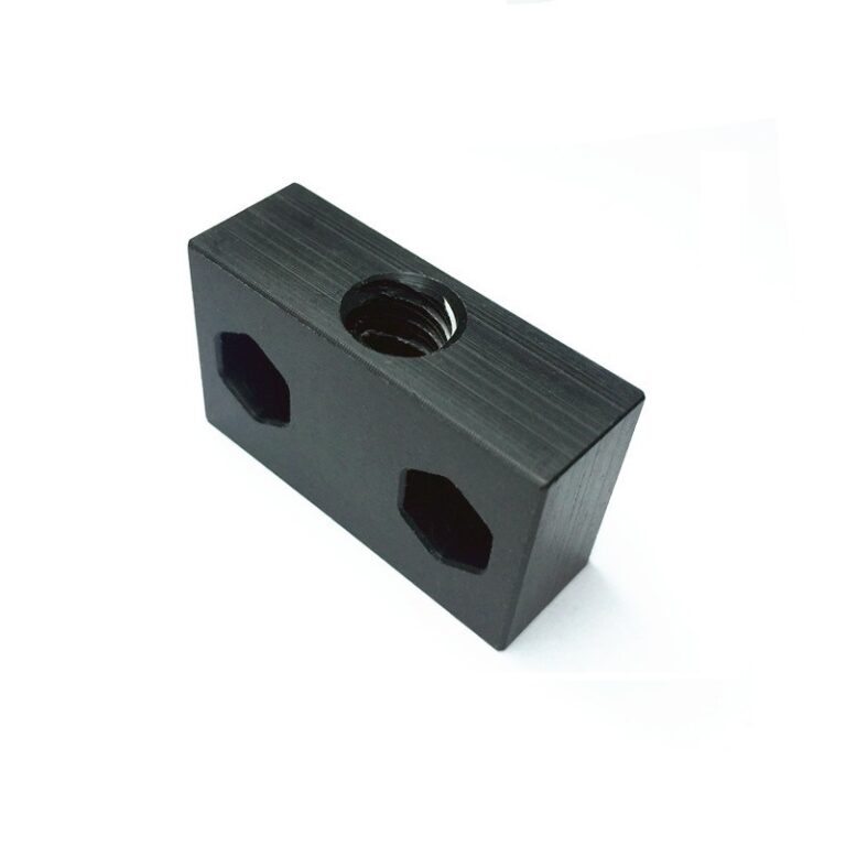 8mm Acme Nut Block Orange 3D